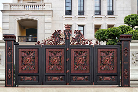 競(jìng)爭(zhēng)市場(chǎng)質(zhì)量為實(shí)力 鋁藝大門(mén)品牌口碑為潛力