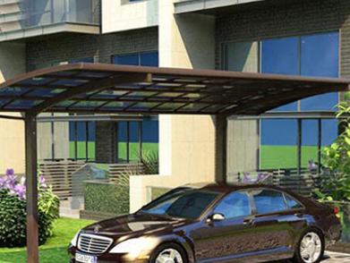 鋁合金車(chē)棚的骨架和邊梁的安裝步驟