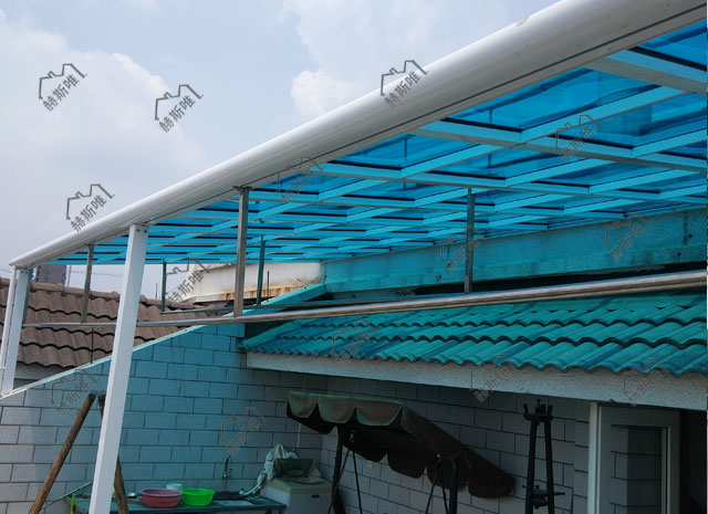 陽臺窗戶遮陽棚案例1 俞小姐