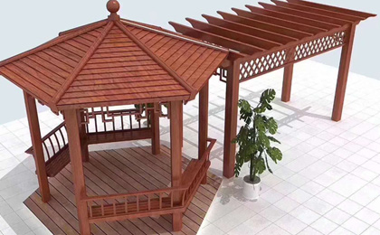 鋁合金涼亭葡萄架