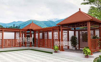 公園景觀長(zhǎng)廊