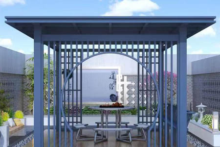 庭院新中式?jīng)鐾ぴO(shè)計