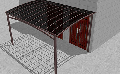 玻璃鋁合金雨棚